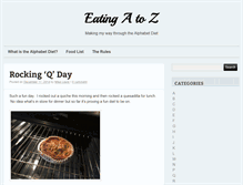 Tablet Screenshot of eatingatoz.com